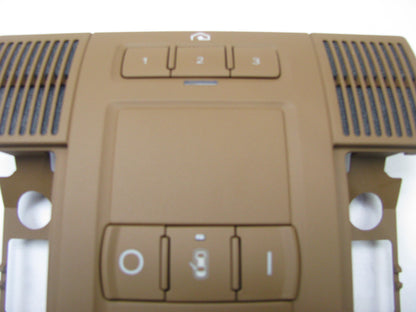 Roof Console Map Light Switch Trim Bracket TAN Color OEM Audi 4E0947139AN8E2