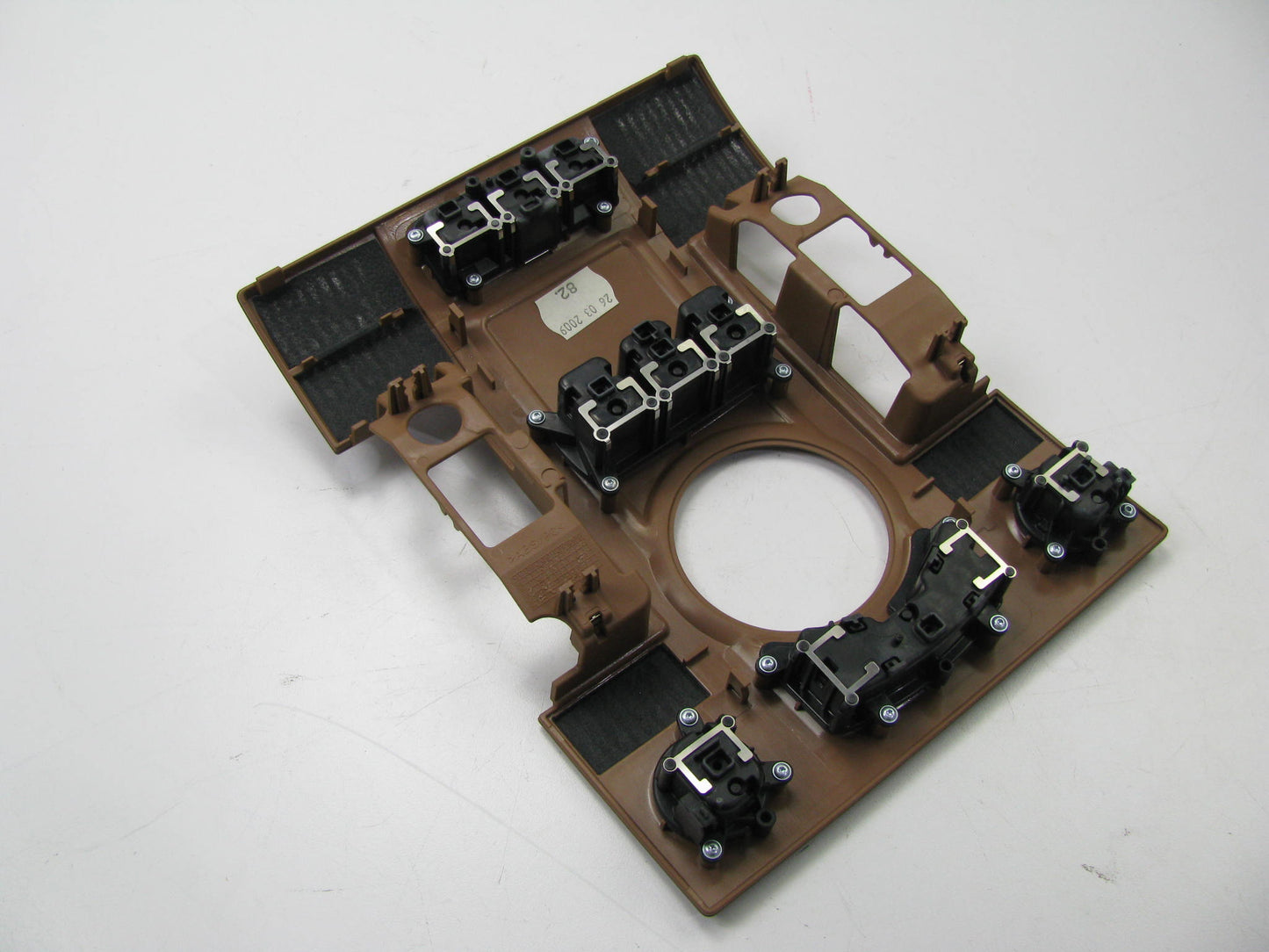 Roof Console Map Light Switch Trim Bracket TAN Color OEM Audi 4E0947139AN8E2