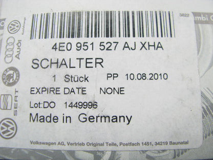 NEW - OEM VW Audi 4E0951527AJXHA Steering Volume Switch Assembly - Right