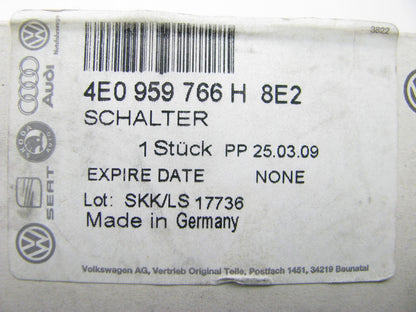 New OEM Front Right Side Power Seat Adjusting Switch BROWN For 07-10 Audi A8