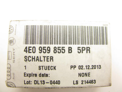 NEW OEM VW Audi 4E0959855B5PR Right Door Window Switch 08-10 A8 Quattro 08-09 S8