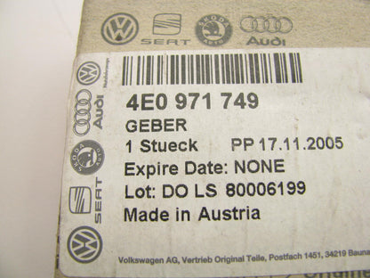 NEW - OEM Fuel Gas Tank Contact Cap Sender 2004-2005 Audi A8 Quattro 4E0971749