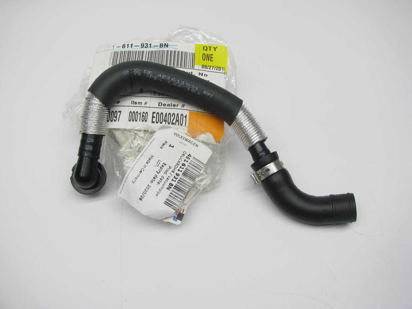 NEW - OEM VW Audi 4E1611931BN Brake Vacuum Hose 2004-2006 A8 Quattro
