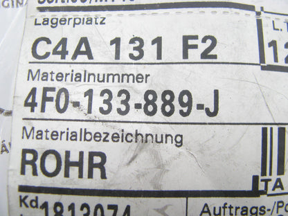 NEW - OEM VW Audi 4F0-133-889-J Secondary Air Pump Hose 2007-2011 S6 5.2L-V10