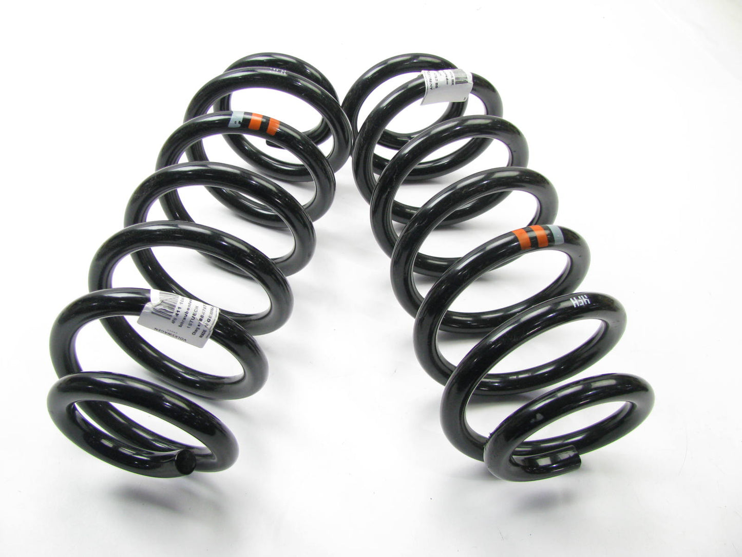 (2) NEW OEM Audi 4F0411105BK Front Coil Springs - 2006-2011 Audi A6, 2009-11 S6