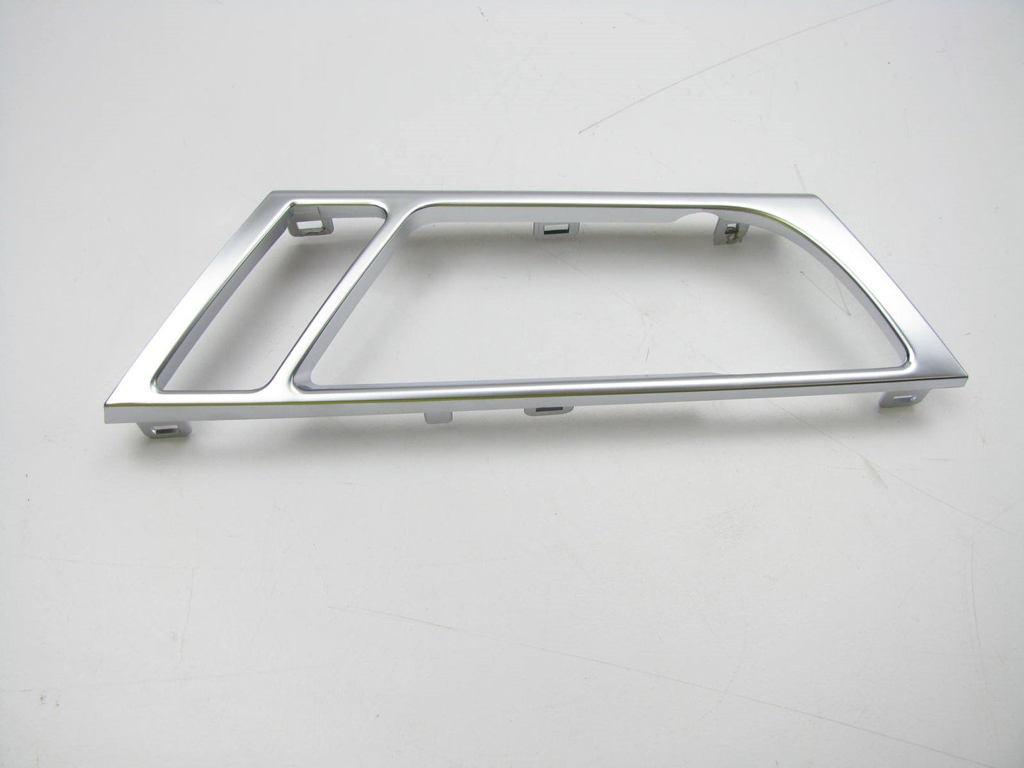 NEW - OEM Audi 4F0867497 Rear Left Door Pull Handle Silver Trim Bezel Frame