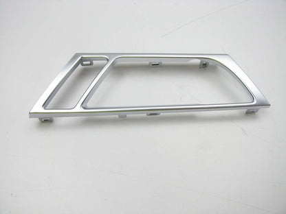 NEW - OEM Audi 4F0867497 Rear Left Door Pull Handle Silver Trim Bezel Frame