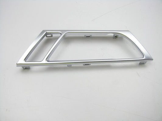 NEW - OEM Audi 4F0867497 Rear Left Door Pull Handle Silver Trim Bezel Frame
