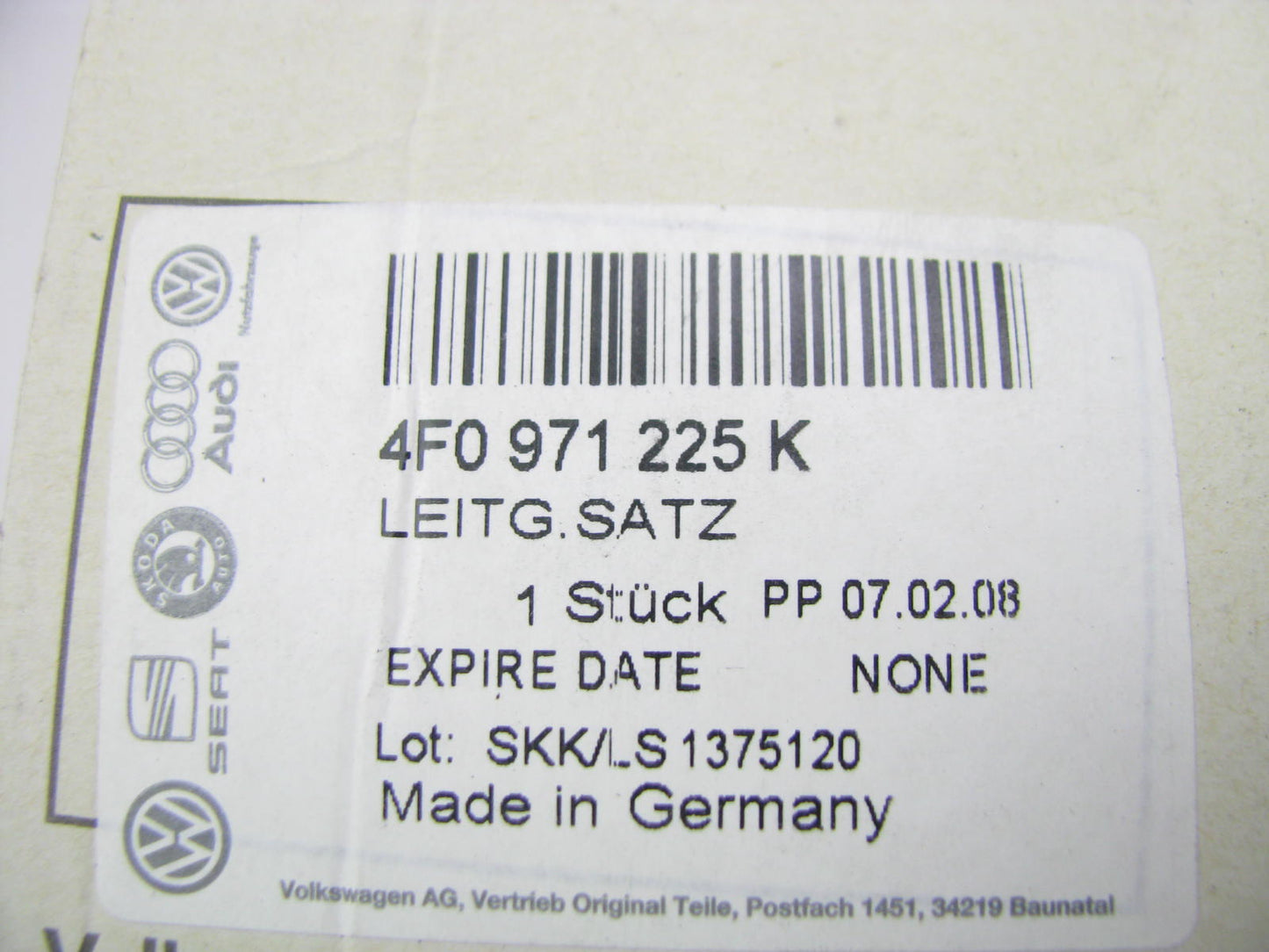 New Genuine OEM Positive Battery Cable And Wiring  Harness For Audi A6 2007-11