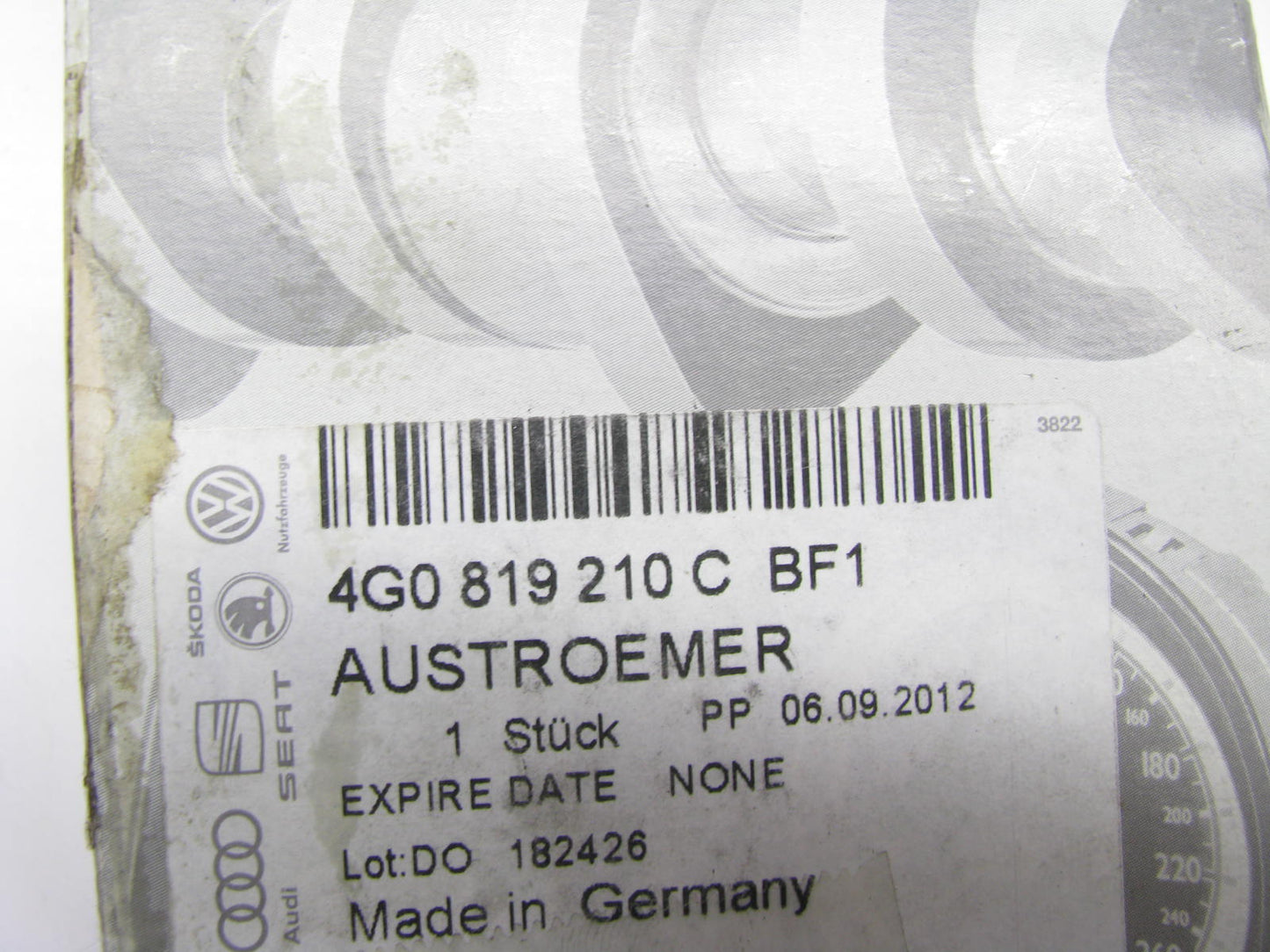 NEW - OEM VW Audi 4G0819210CBF1 Front Right RH Dash Board Air Vent Grille