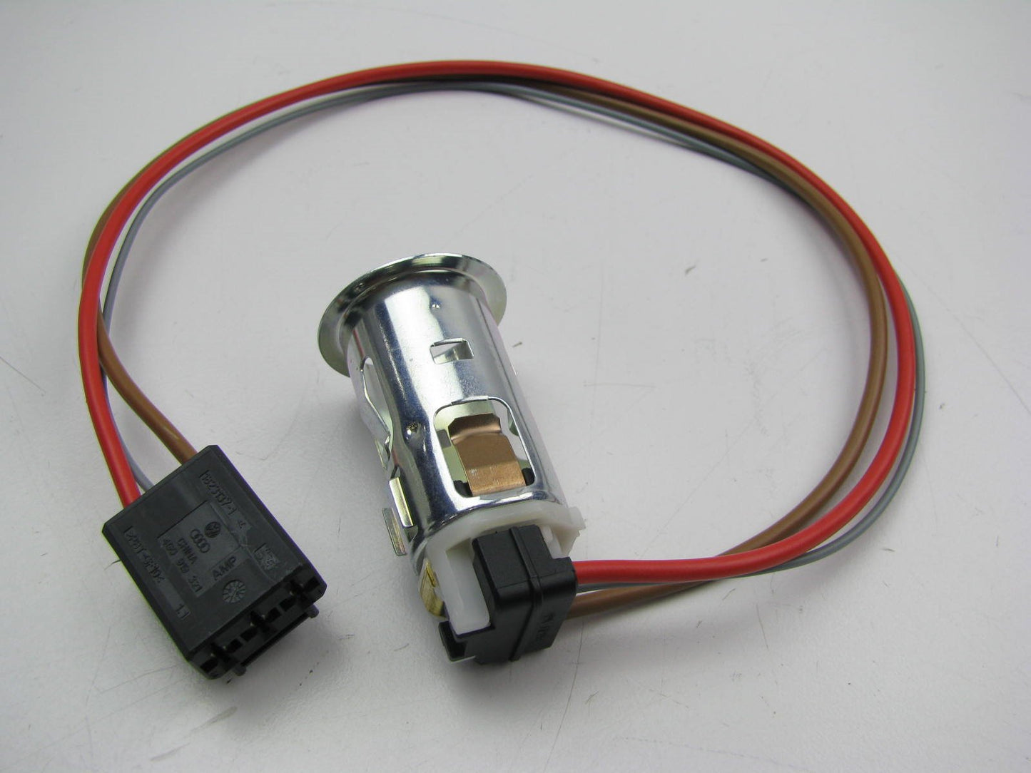 New OEM Center Console Rear Power Outlet Cigarette Lighter Socket For VW Audi