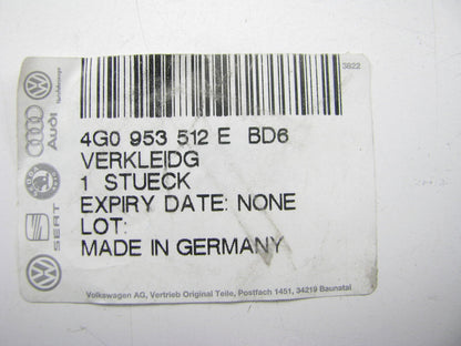NEW GENUINE OEM Steering Column Lower Trim Cover BROWN Audi 4G0953512EBD6