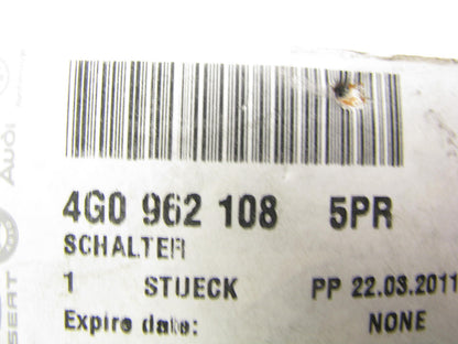 NEW - OEM VW Audi 4G09621085PR Rear Right Door Lock Switch 2012-2013 A6 2013 S6