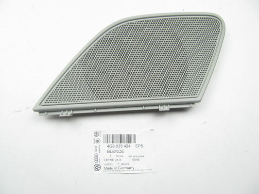 New Front Right Upper Door Speaker Grille Cover Silver OEM Audi 4G8035424EP5