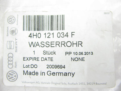NEW - OEM VW Audi 4H0121034F Engine Coolant Pipe 2013-2014 A8 Quattro 3.0L-V6