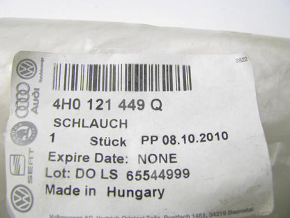NEW OEM 4H0121449Q REAR RIGHT Engine Coolant Hose 14-16 Audi A8 Quattro 3.0L V6