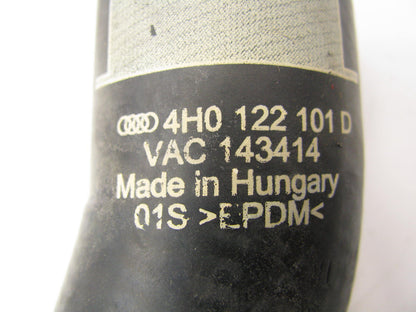NEW OEM Vw Audi 4H0122101D Upper Radiator Coolant Hose 15-16 A8 Quattro 3.0L