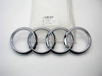 New Front Grille Audi Rings Logo Emblem Badge OEM For Audi 4H0853605A