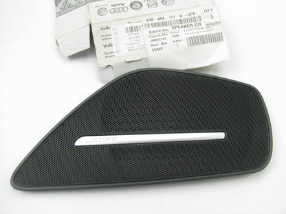 NEW OEM Front Left Speaker Grille Trim Cover W/ BOSE OEM Audi 4H0868151A-4PK