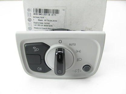 NEW - OEM Head Lamp Light Switch SILVER For 15-16 Audi A8 Quattro 4H0941531BET1