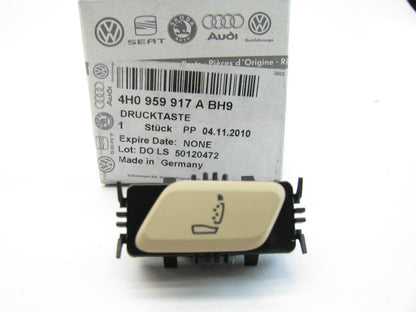 NEW - OEM BEIGE Left Drivers Side Seat Massage Switch Audi # 4H0959917ABH9