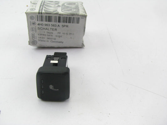 NEW - OEM VW Audi 4H0963563A5PR Heated Seat Switch 2011-17 A8 Quattro 2013-17 S8