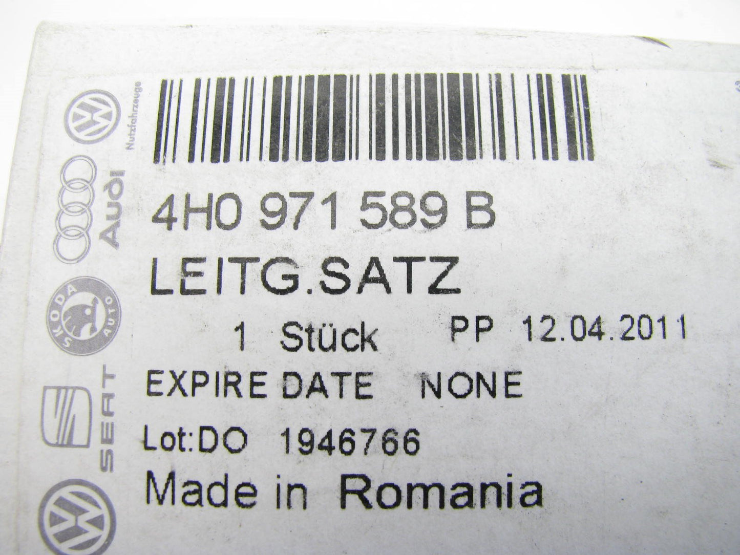 NEW GENUINE SRS Wiring Harness OEM For Audi 4H0971589B