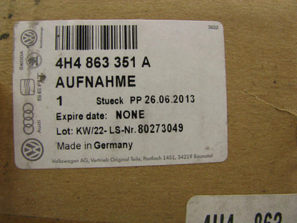 NEW - OEM VW Audi 4H4863351A Rear Left Console 12v Accessory Power Outlet