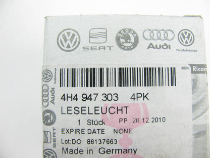 NEW GENUINE Map Light Reading Lamp OEM - 2011-2014 Audi A8 Quattro 4H49473034PK