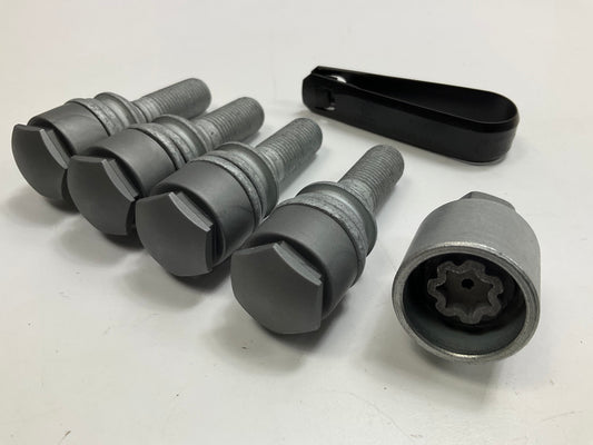 NEW GENUINE Wheel Locks Lock Set W/ Key OEM For 2007-2015 Audi Q7 4L0071455