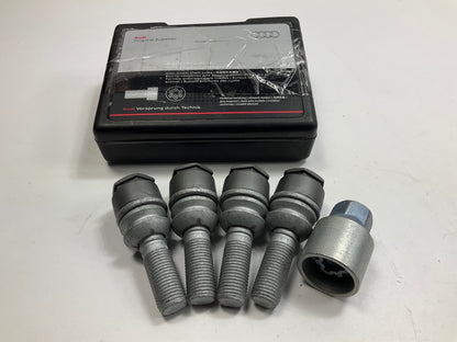 NEW GENUINE Wheel Locks Lock Set W/ Key OEM For 2007-2015 Audi Q7 4L0071455