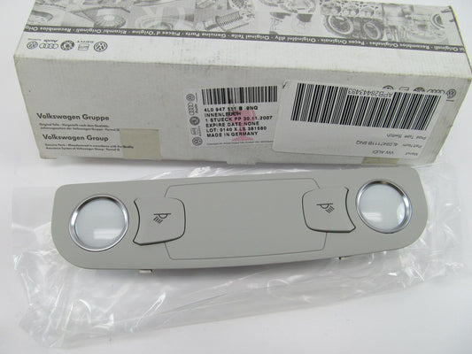 NEW GENUINE Silver Dome Lamp Map Reading Light OEM VW 4L0947111B 9NQ