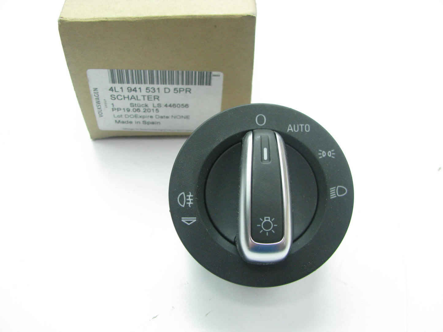 NEW - OEM VW Audi 4L1941531D5PR Headlamp Headlight Switch 2010-2015 Q7