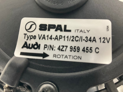 NEW OEM Audi 4Z7959455C Auxiliary Electric Cooling Fan, Right Passengers Side
