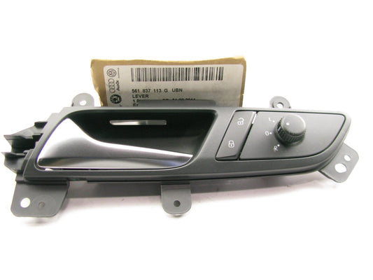 New OEM Front Left Inside Door Handle BLACK For 12-15 Passat 561837113GUBN