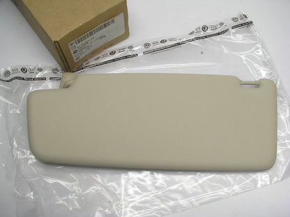 NEW - OEM Right Passenger Sunvisor, Tan - 2012-2016 VW Passat 561857552N-4T6