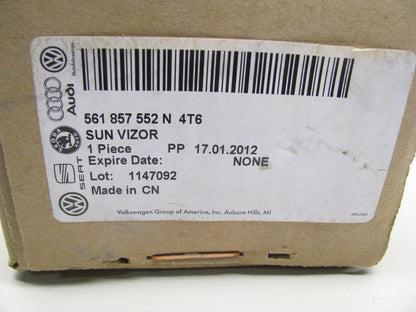 NEW - OEM Right Passenger Sunvisor, Tan - 2012-2016 VW Passat 561857552N-4T6