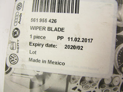 NEW - OEM VW Audi 561955426 Front Right Windshield Wiper Blade 2012-2018 Passat