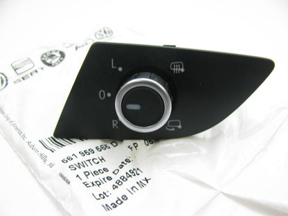NEW Power Mirror Adjust Switch Black / Chrome - 2012-18 VW Passat 561959565DXSH