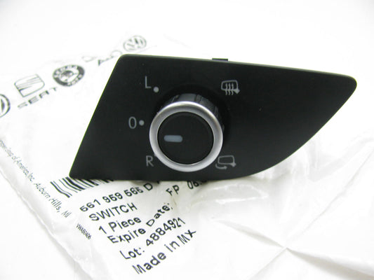 NEW Power Mirror Adjust Switch Black / Chrome - 2012-18 VW Passat 561959565DXSH