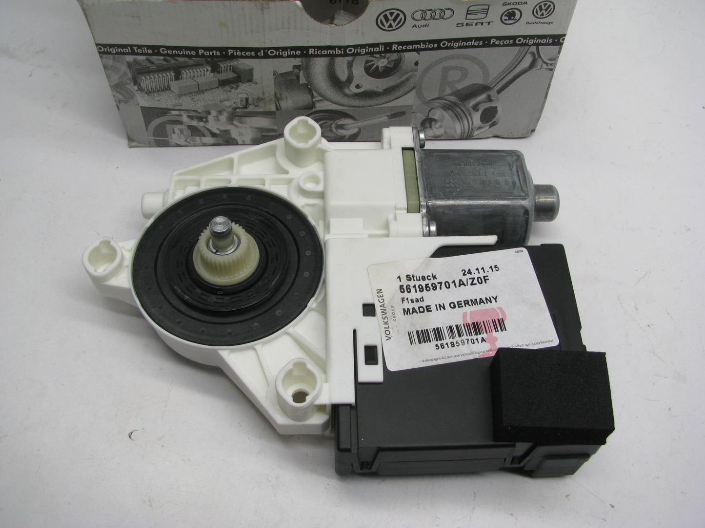 NEW - OEM 561959701A-Z0F Front Left Power Window Motor For 2012-2019 VW Passat