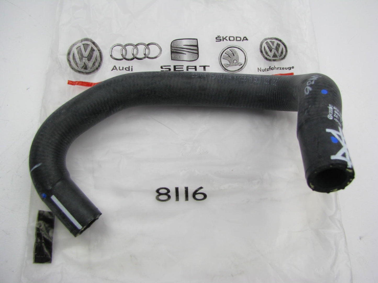NEW - OEM GENUINE Pre-Heater Water Hose For 2011-2012 VW Jetta 5C0121062