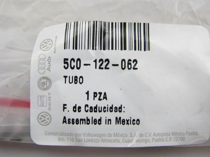 NEW - OEM Genuine Coolant Water Hose Tube For 2011-12 Volkswagen Jetta 5C0122062