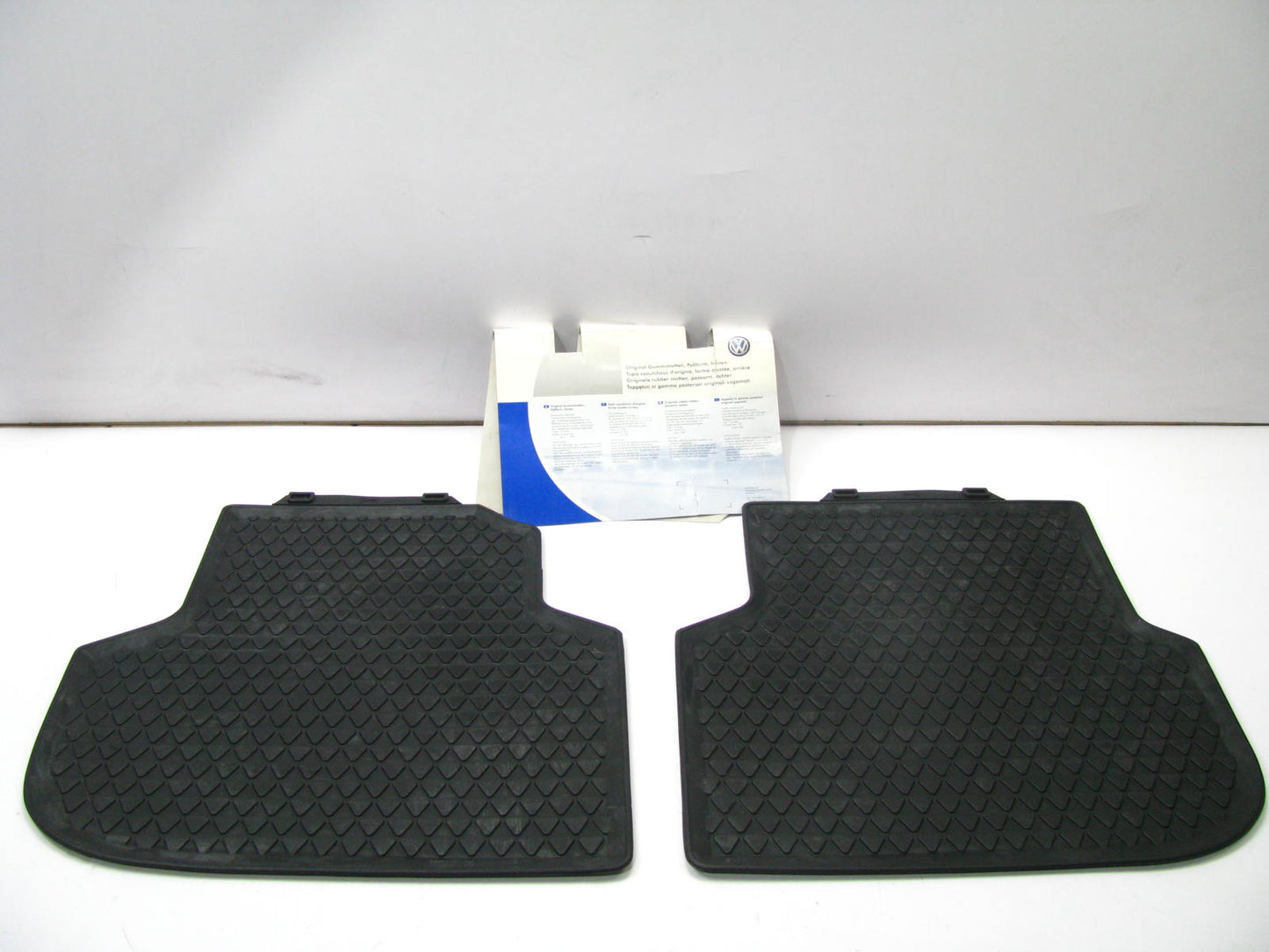 NEW VW 5C6061511-041 Rear Rubber All-Weather Floor Mats - 2011-2018 VW Jetta