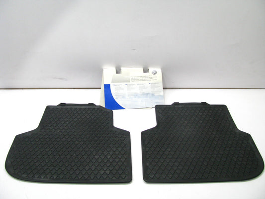 NEW VW 5C6061511-041 Rear Rubber All-Weather Floor Mats - 2011-2018 VW Jetta
