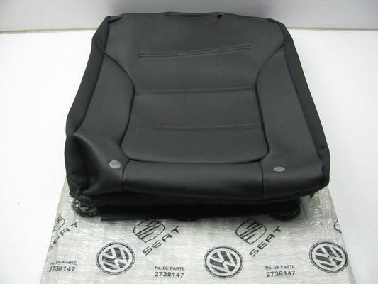 NEW - OEM Rear Left Seat Back Cover Black Leather 2011-12 VW Jetta 5C6885805CWLY