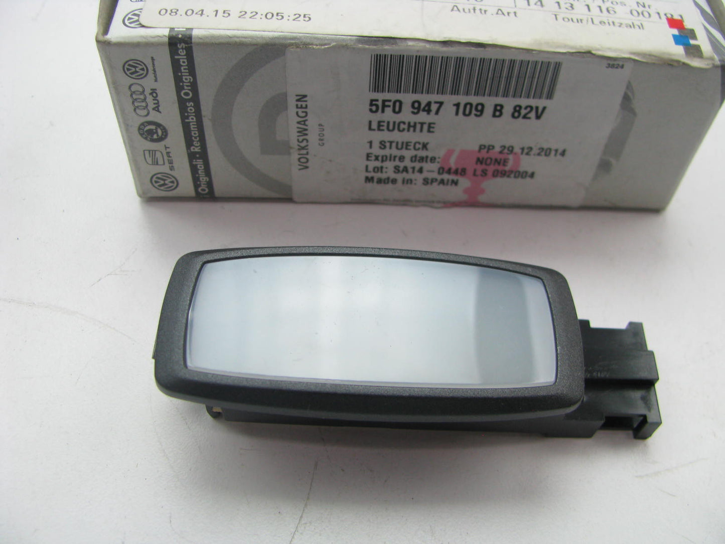 NEW GENUINE Interior Sun Visor Vanity Light Lamp OEM VW 5F0947109B82V