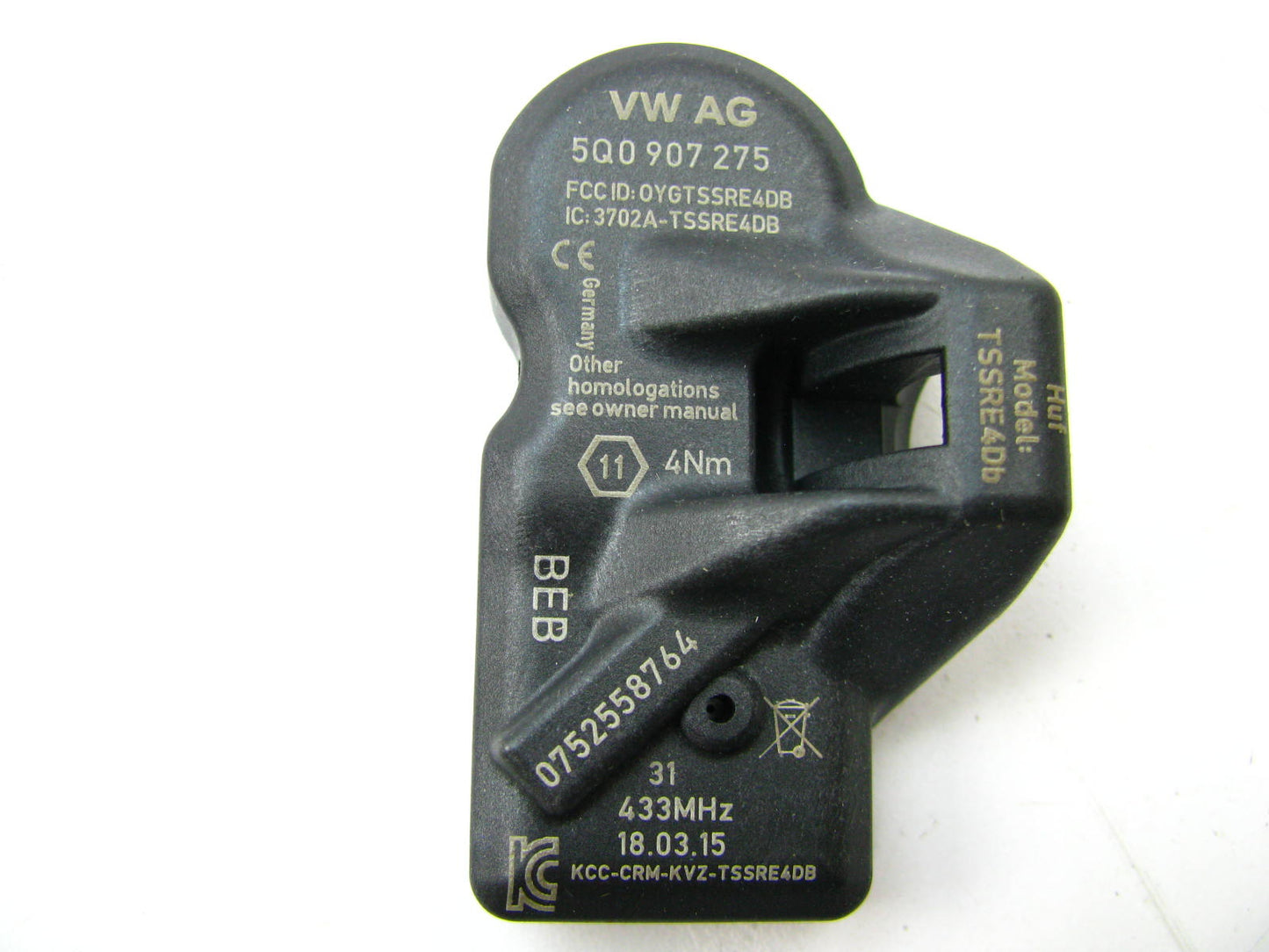 NEW GENUINE TPMS Tire Pressure Monitoring Sensor OEM 2015-2016 VW Touareg