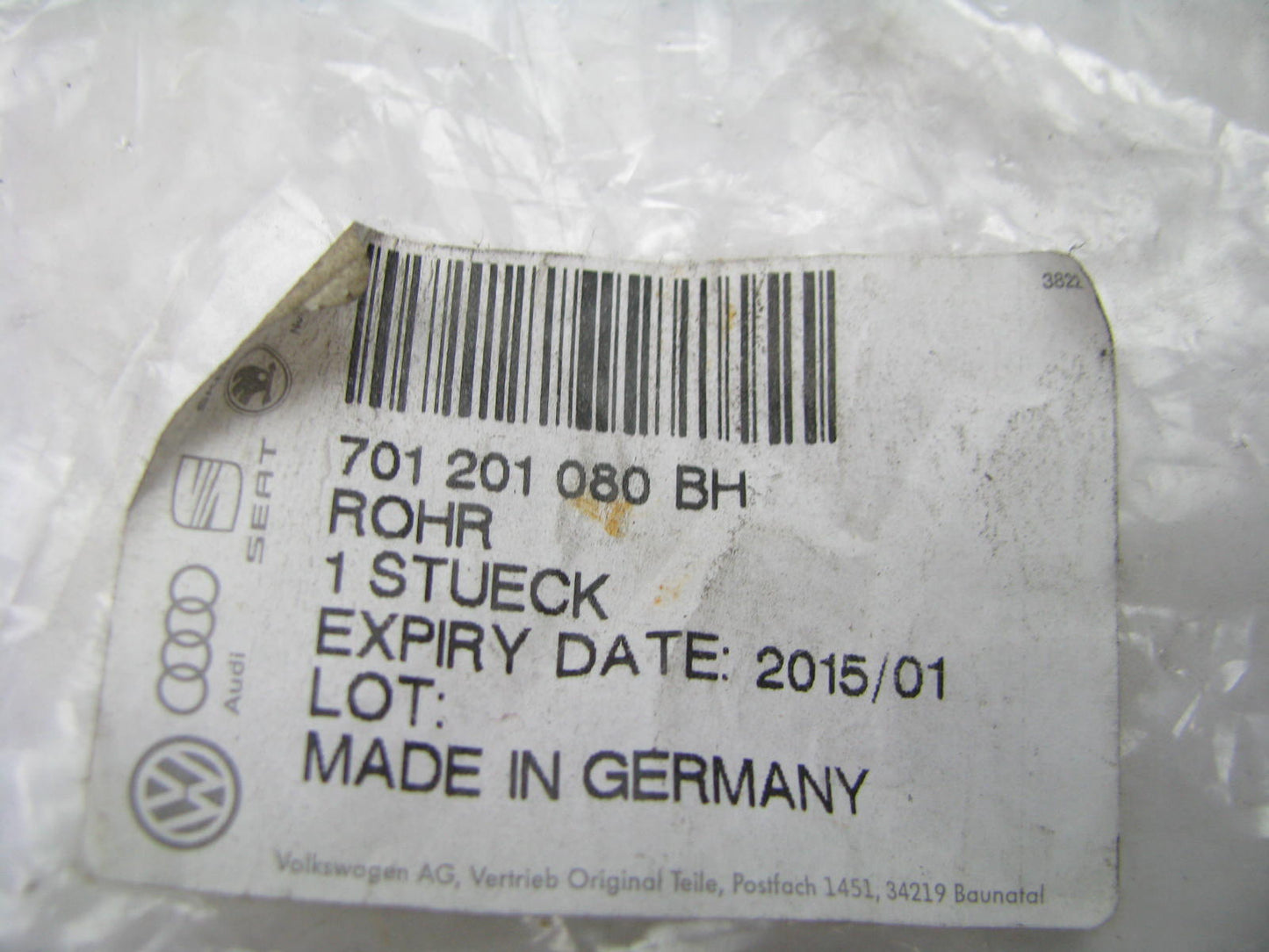 NEW OEM VW 701201080BH Fuel Line Hose Set For 1996-2004 EuroVan 1.9L TDI DIESEL