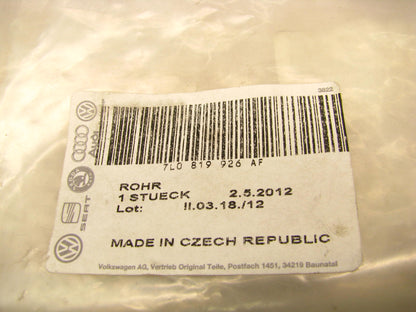 NEW - OEM 7L0-819-926-AF Coolant Return Tube Line 2005-2011 Volkswagen Touareg